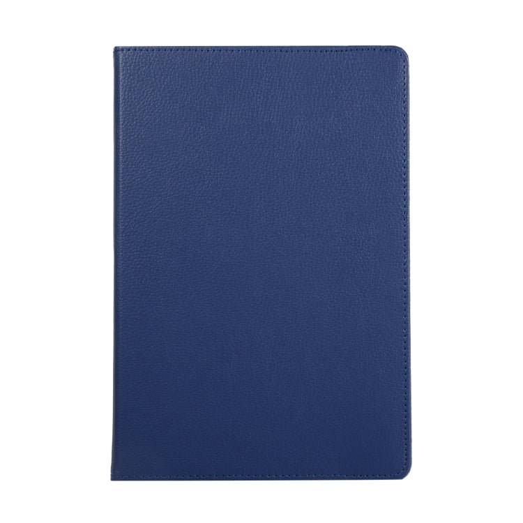 For Samsung Galaxy Tab S7 T870 2020 / Tab S8 Litchi Texture Horizontal Flip 360 Degrees Rotation Leather Case with Holder(Blue) - Other Galaxy Tab PC by buy2fix | Online Shopping UK | buy2fix