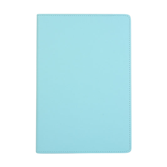 For Samsung Galaxy Tab S7 T870 2020 / Tab S8 Litchi Texture Horizontal Flip 360 Degrees Rotation Leather Case with Holder(Sky Blue) by buy2fix