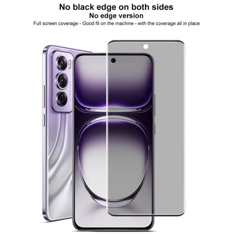 For OPPO Reno12 Pro Global imak No Edge Version 3D Curved Privacy Full Screen Tempered Glass Film - OPPO Tempered Glass by imak | Online Shopping UK | buy2fix