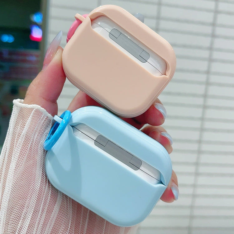 For AirPods Pro 3D Dot Bowknot Bluetooth Earphone Protective Case(Pink) by buy2fix