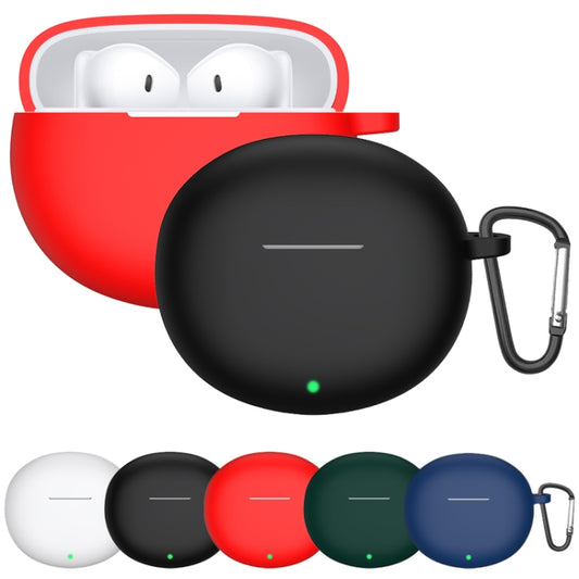 For Honor Earbuds X7 Headset Silicone Protective Case(Black) by buy2fix