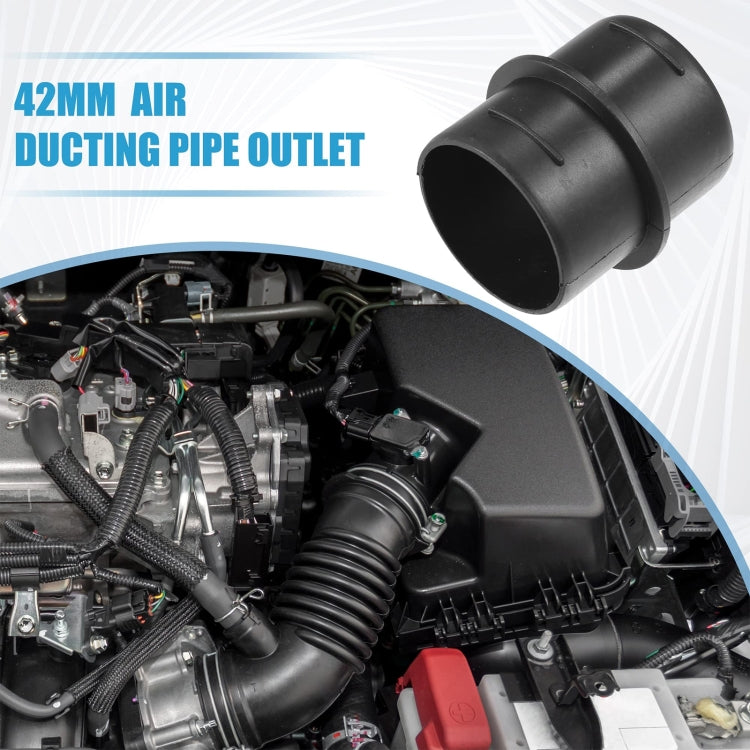 42mm Car Parking Air Ducting Reducer Duct Joiner Connector Pipe by buy2fix