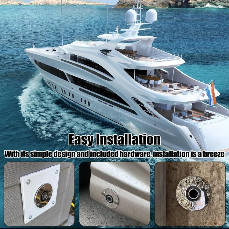 22mm Straight Marine Parking Heater Stainless Steel Vent by buy2fix