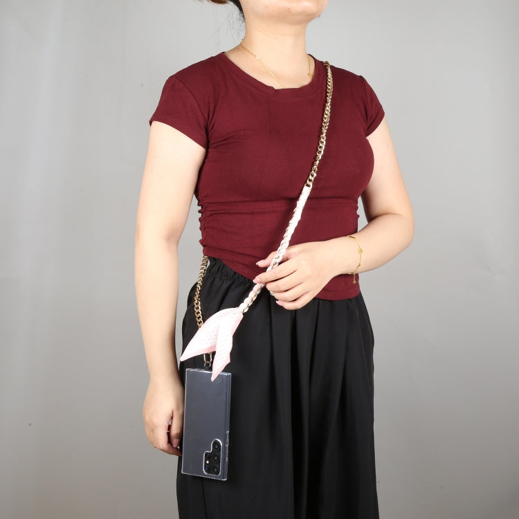 Mobile Phone Anti-lost Silk Scarf Half Pack Long Lanyard(Red) - Lanyards & Wrist Straps by buy2fix | Online Shopping UK | buy2fix