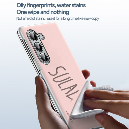 For Samsung Galaxy Z Fold5 SULADA Skin Feel Liquid Leather Shockproof Phone Case(Purple) - Galaxy Z Fold5 Cases by SULADA | Online Shopping UK | buy2fix