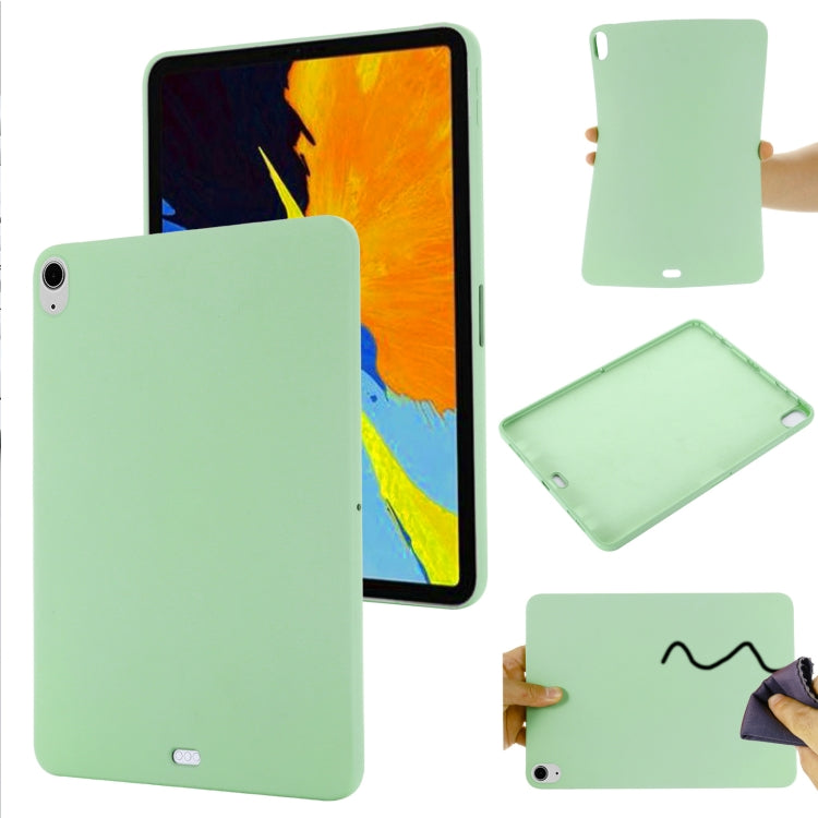 For iPad Air 13 2025 / 2024 Pure Color Liquid Silicone Shockproof Tablet Case(Green) - iPad Air 13 2025 / 2024 Cases by buy2fix | Online Shopping UK | buy2fix