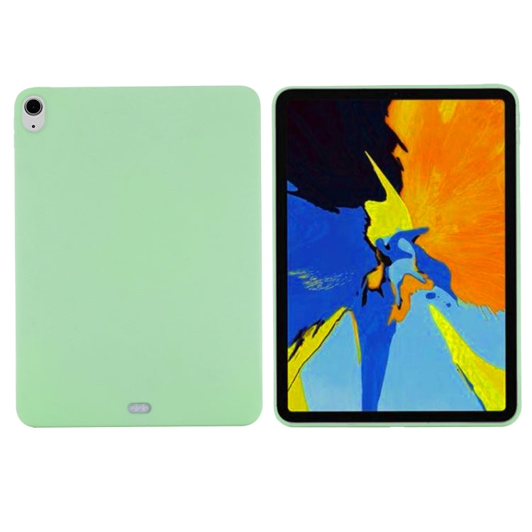 For iPad Air 13 2025 / 2024 Pure Color Liquid Silicone Shockproof Tablet Case(Green) - iPad Air 13 2025 / 2024 Cases by buy2fix | Online Shopping UK | buy2fix
