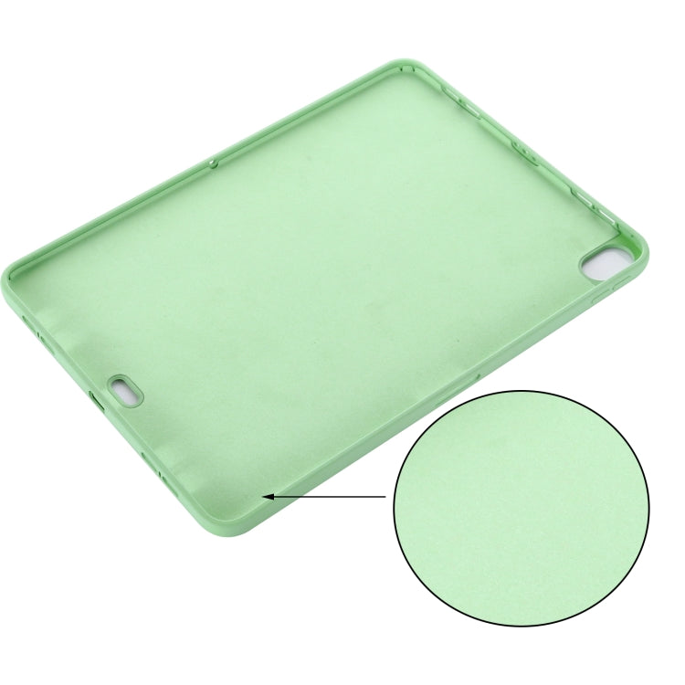 For iPad Air 13 2025 / 2024 Pure Color Liquid Silicone Shockproof Tablet Case(Green) - iPad Air 13 2025 / 2024 Cases by buy2fix | Online Shopping UK | buy2fix