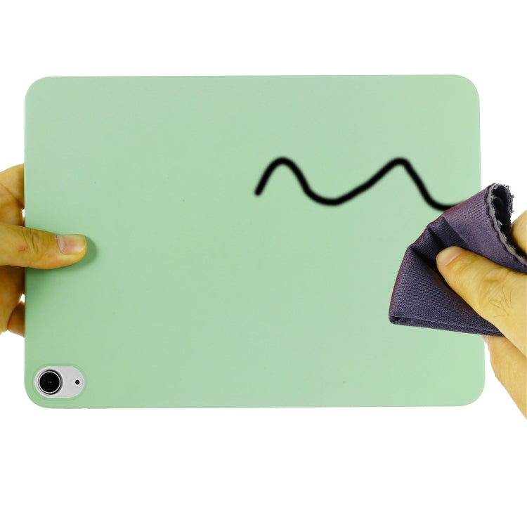 For iPad Air 13 2025 / 2024 Pure Color Liquid Silicone Shockproof Tablet Case(Green) - iPad Air 13 2025 / 2024 Cases by buy2fix | Online Shopping UK | buy2fix