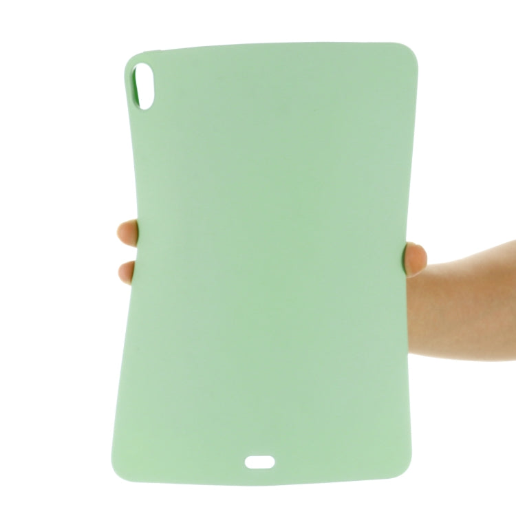 For iPad Air 13 2025 / 2024 Pure Color Liquid Silicone Shockproof Tablet Case(Green) - iPad Air 13 2025 / 2024 Cases by buy2fix | Online Shopping UK | buy2fix
