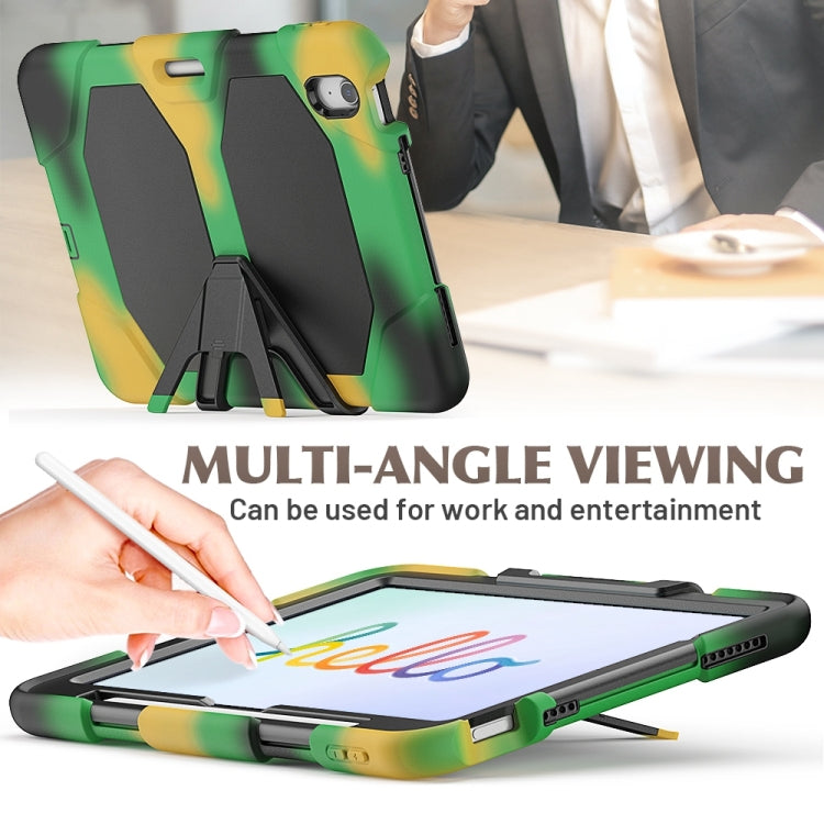 For iPad Air 11 2025 / 2024 Colorful Silicone Heavy Duty Hybrid PC Tablet Case(Camouflage) - iPad Air 11 2025 / 2024 Cases by buy2fix | Online Shopping UK | buy2fix