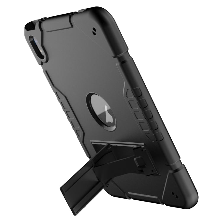 For iPad 2025 / 2022 Armor Holder Silicone Hybrid PC Tablet Case(Black) - iPad 2025 / 2022 Cases by buy2fix | Online Shopping UK | buy2fix