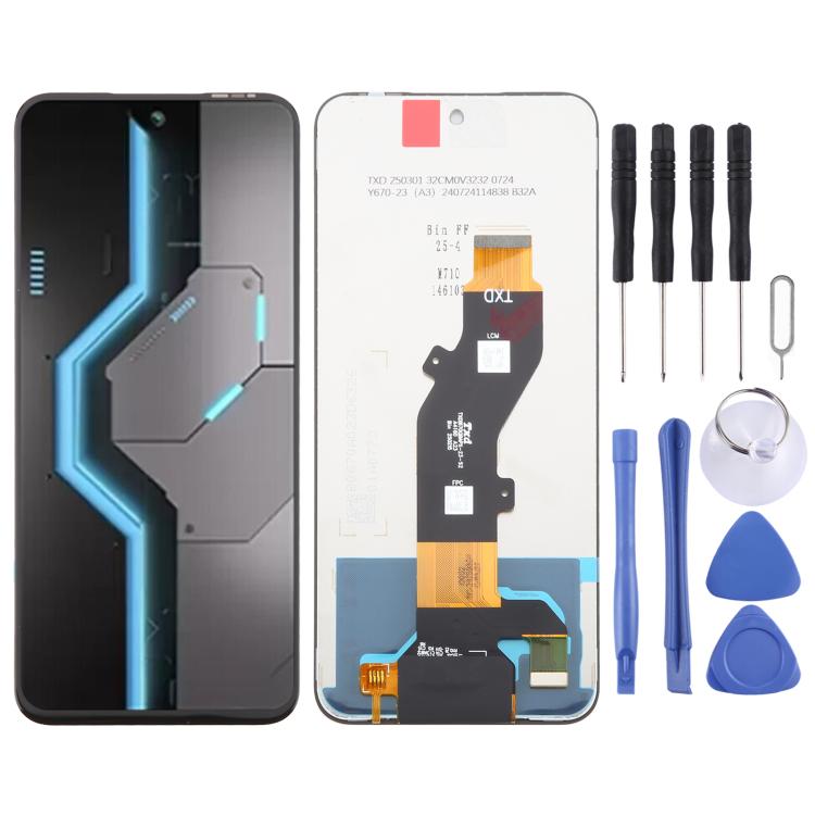 For itel P65 OEM LCD Screen with Digitizer Full Assembly - by buy2fix | Online Shopping UK | buy2fix