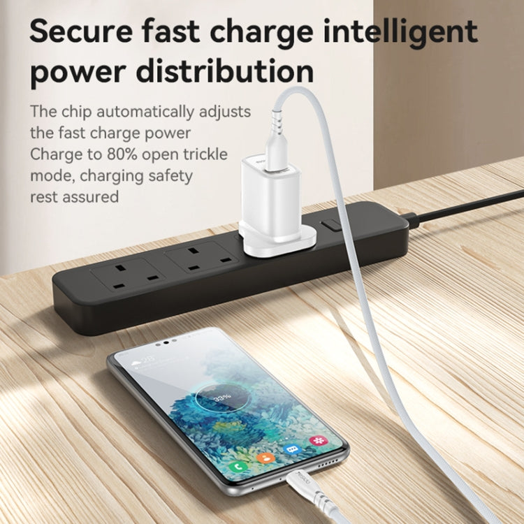 Yesido YC85 PD 18W USB Fast Charger, Specification:UK Plug(White) - USB Charger by Yesido | Online Shopping UK | buy2fix