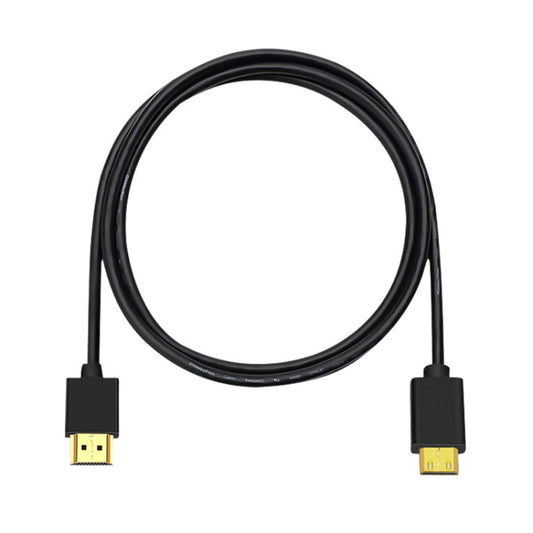 HDMI to Mini HDMI 4K UHD 18Gbps Video Connection Cable, Length:0.3m(Black) by buy2fix