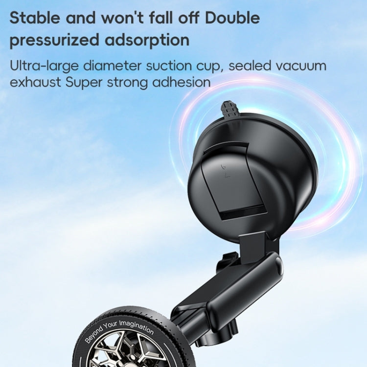 Yesido C266 Magesafe Magnetic Car Holder(Black) - Universal Car Holders by Yesido | Online Shopping UK | buy2fix