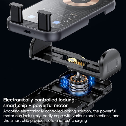 Yesido C307 15W Suction Cup Car Wireless Charging Holder(Black) by Yesido