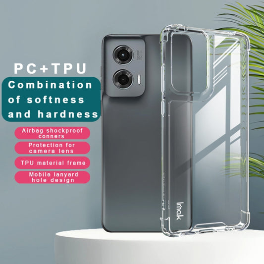 For Motorola Moto G Stylus 5G 2024 IMAK Space Shield PC + TPU Airbag Shockproof Phone Case(Transparent) by imak