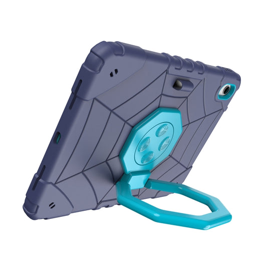 For iPad Air 2022 / 2020 10.9 Spider Turntable Handle Stress Relief Tablet Case(Navy Blue Blue) - iPad Air (2022) / (2020) 10.9 Cases by buy2fix | Online Shopping UK | buy2fix