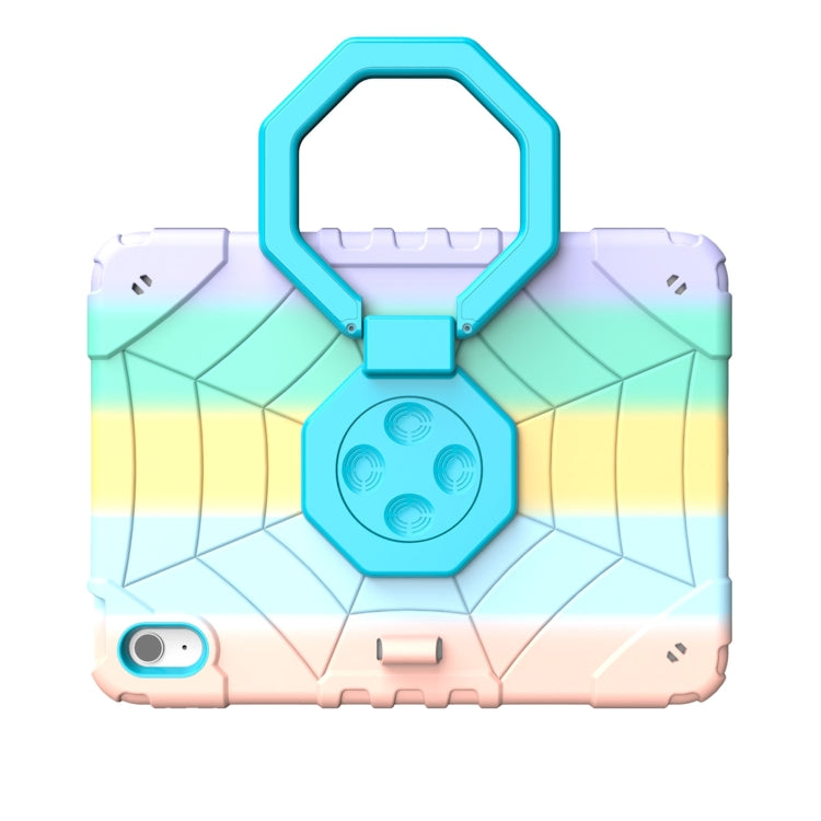 For iPad Air 2022 / 2020 10.9 Spider Turntable Handle Stress Relief Tablet Case(Gradient Color Blue) - iPad Air (2022) / (2020) 10.9 Cases by buy2fix | Online Shopping UK | buy2fix