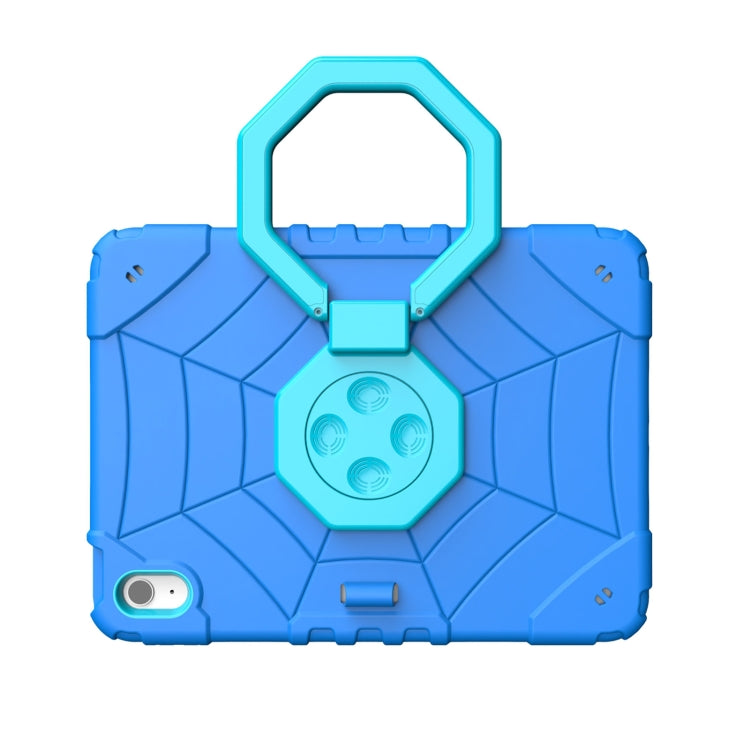 For iPad Air 2022 / 2020 10.9 Spider Turntable Handle Stress Relief Tablet Case(Blue) - iPad Air (2022) / (2020) 10.9 Cases by buy2fix | Online Shopping UK | buy2fix