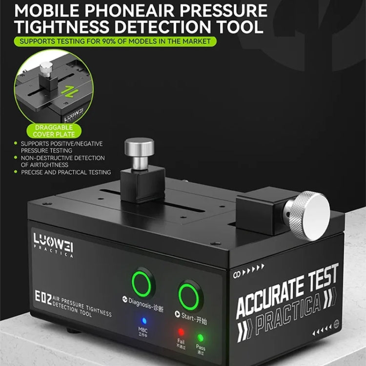 Luowei LW-E02 Phone Airtightness Electric Tester Supports Positive / Negative Pressure Test, US Plug by LUOWEI