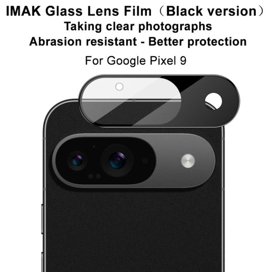 For Google Pixel 9 IMAK Rear Camera Lens Glass Film Black Version by imak