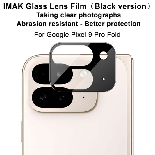 For Google Pixel 9 Pro Fold IMAK Rear Camera Lens Glass Film Black Version by imak