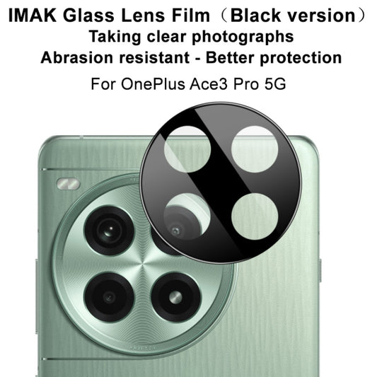 For OnePlus Ace 3 Pro imak Rear Camera Lens Glass Film Black Version by imak