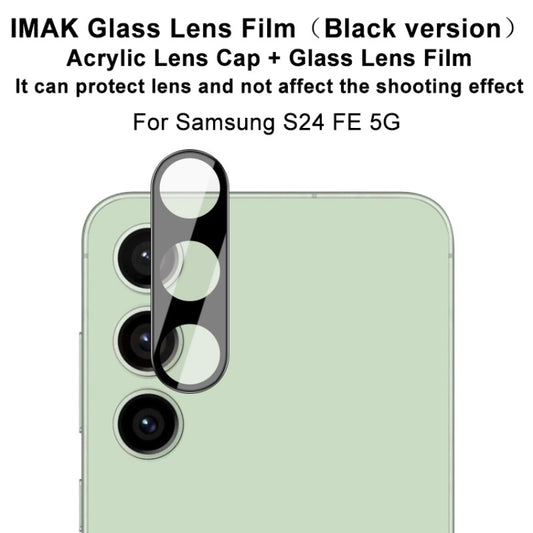 For Samsung Galaxy S24 FE 5G imak High Definition Integrated Glass Lens Film Black Version by imak