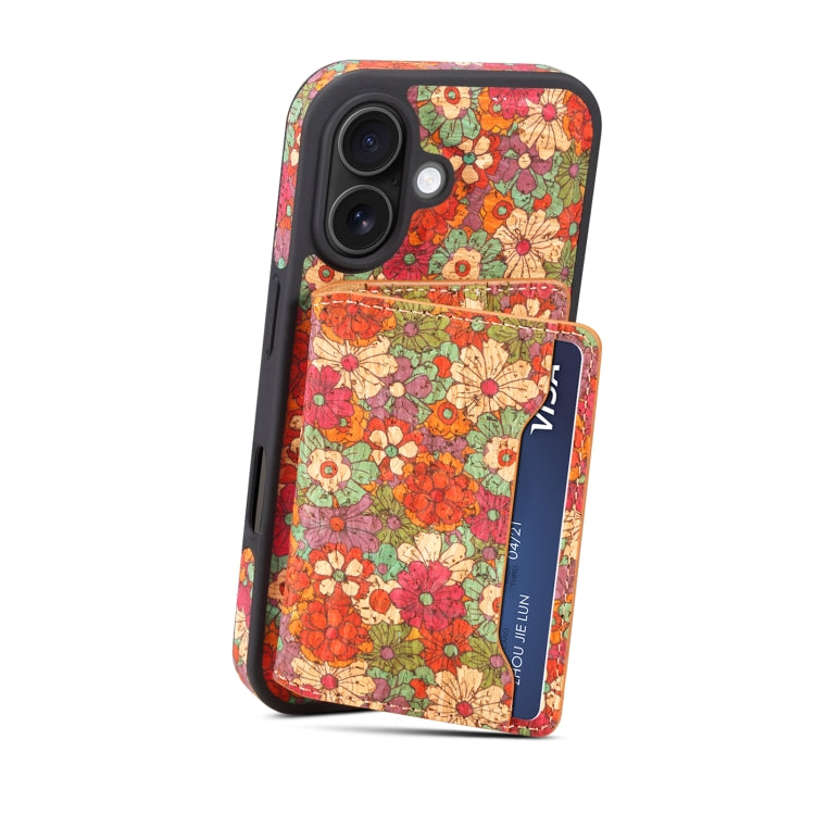 For iPhone 16 Plus MagSafe Detachable Card Slot Holder Phone Case(Red) by buy2fix