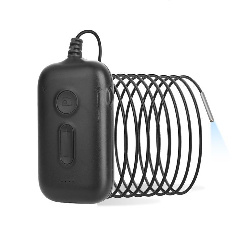 Y15 3.9mm Single Camera WiFi Connected Hard Cable HD Industrial Endoscope, Length:1m(Black) - by buy2fix | Online Shopping UK | buy2fix