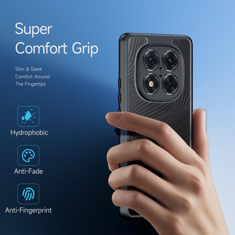 For Redmi Note 14 Pro+ 5G DUX DUCIS Aimo Series TPU + PC Frosted Feel Phone Case(Black) - Note 14 Pro+ Cases by DUX DUCIS | Online Shopping UK | buy2fix