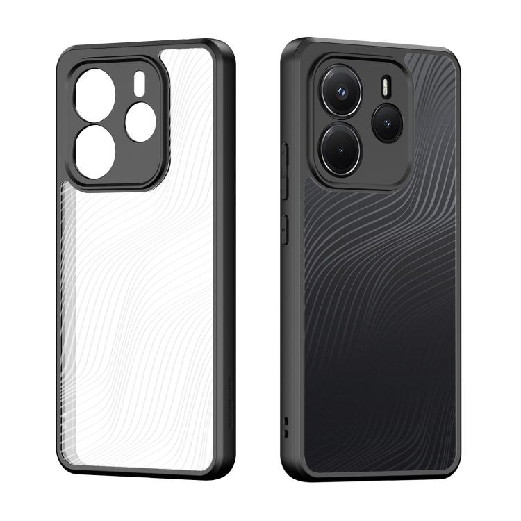 For Redmi Note 14 4G 163.25mm DUX DUCIS Aimo Series TPU + PC Frosted Feel Phone Case(Black) - Note 14 Cases by DUX DUCIS | Online Shopping UK | buy2fix