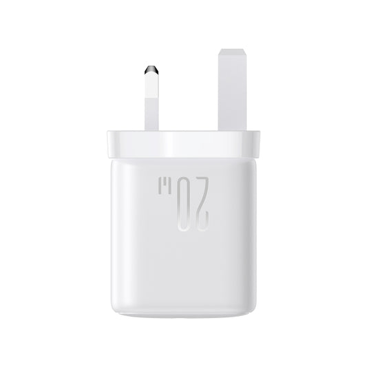 JOYROOM JR-TCF21 20W Dual Ports USB + Type-C Charger, Plug:UK Plug(White) by JOYROOM