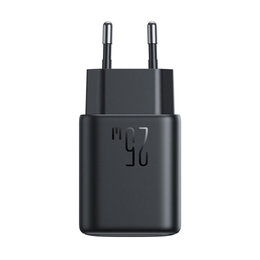 JOYROOM JR-TCF23 25W USB-C / Type-C Port Fast Charger Kit with Type-C to Type-C Cable, Plug:EU Plug(Black) by JOYROOM