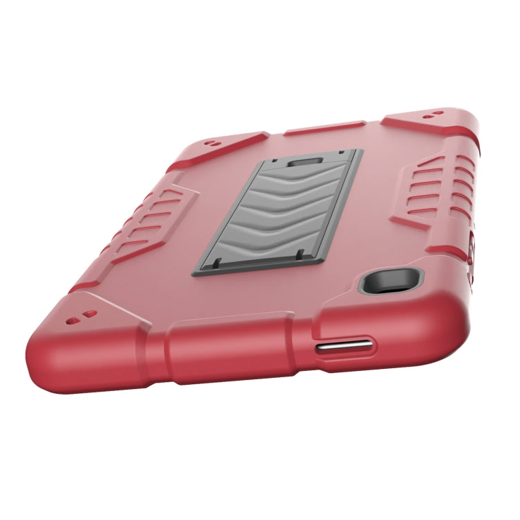 For Samsung Galaxy Tab A7 Lite Armor Holder Silicone Hybrid PC Tablet Case(Red Black) - Tab A7 Lite T220 / T225 by buy2fix | Online Shopping UK | buy2fix