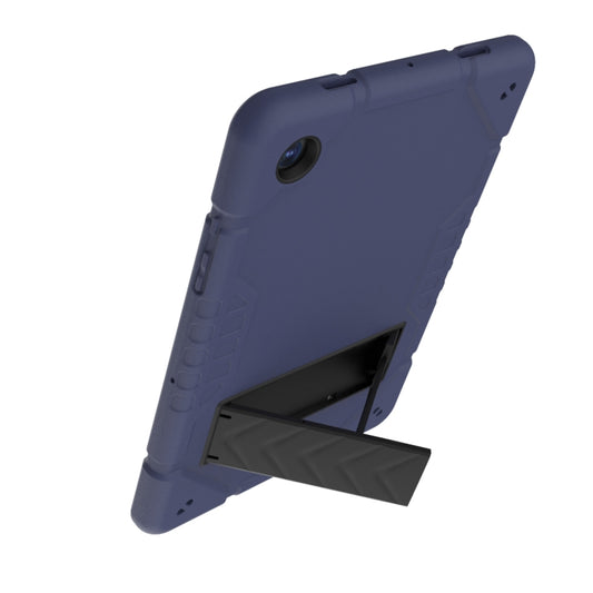 For Samsung Galaxy Tab A8 Armor Holder Silicone Hybrid PC Tablet Case(Navy Blue Black) - Other Galaxy Tab PC by buy2fix | Online Shopping UK | buy2fix