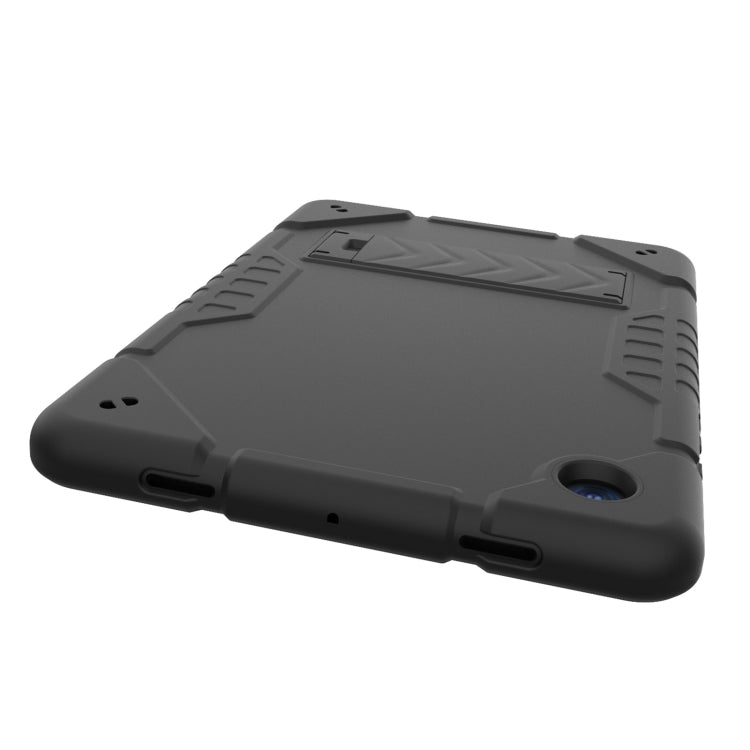 For Samsung Galaxy Tab A8 Armor Holder Silicone Hybrid PC Tablet Case(Black) - Other Galaxy Tab PC by buy2fix | Online Shopping UK | buy2fix