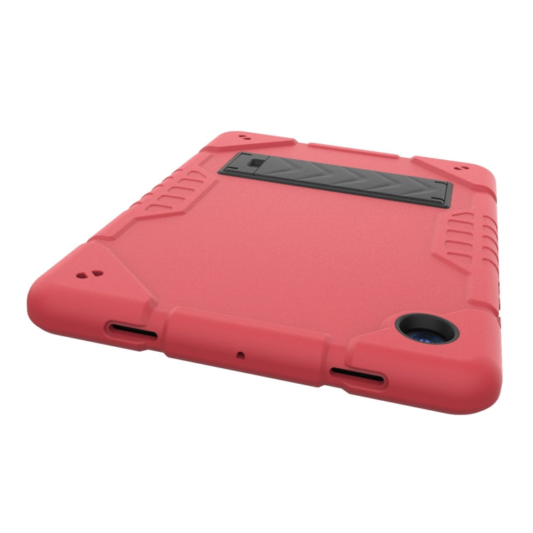 For Samsung Galaxy Tab A8 Armor Holder Silicone Hybrid PC Tablet Case(Red Black) - Other Galaxy Tab PC by buy2fix | Online Shopping UK | buy2fix