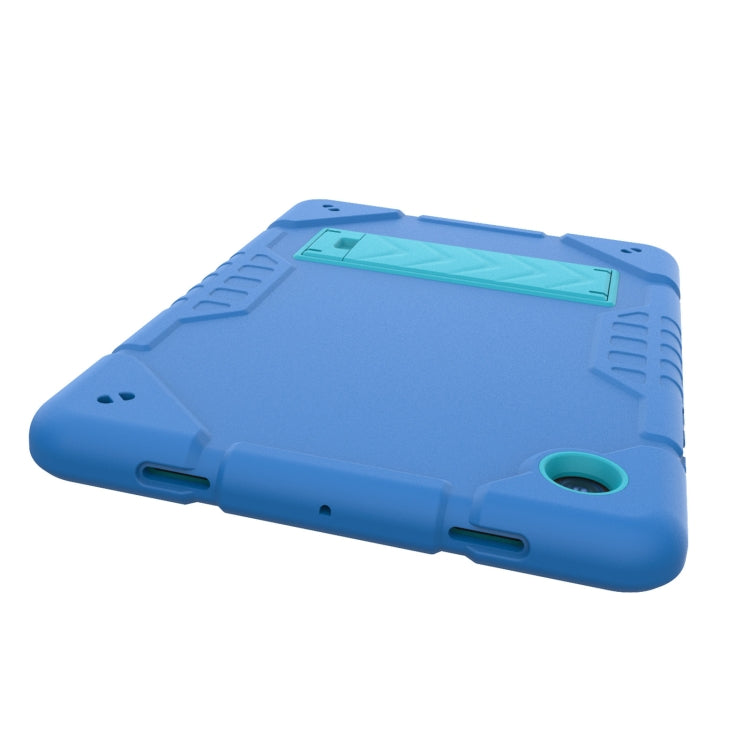 For Samsung Galaxy Tab A8 Armor Holder Silicone Hybrid PC Tablet Case(Blue) - Other Galaxy Tab PC by buy2fix | Online Shopping UK | buy2fix