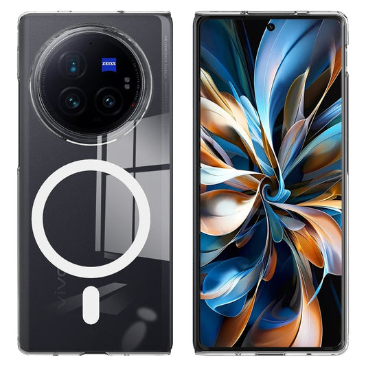 For vivo X Fold3 Pro Scratchproof PC Transparent MagSafe Phone Case by buy2fix