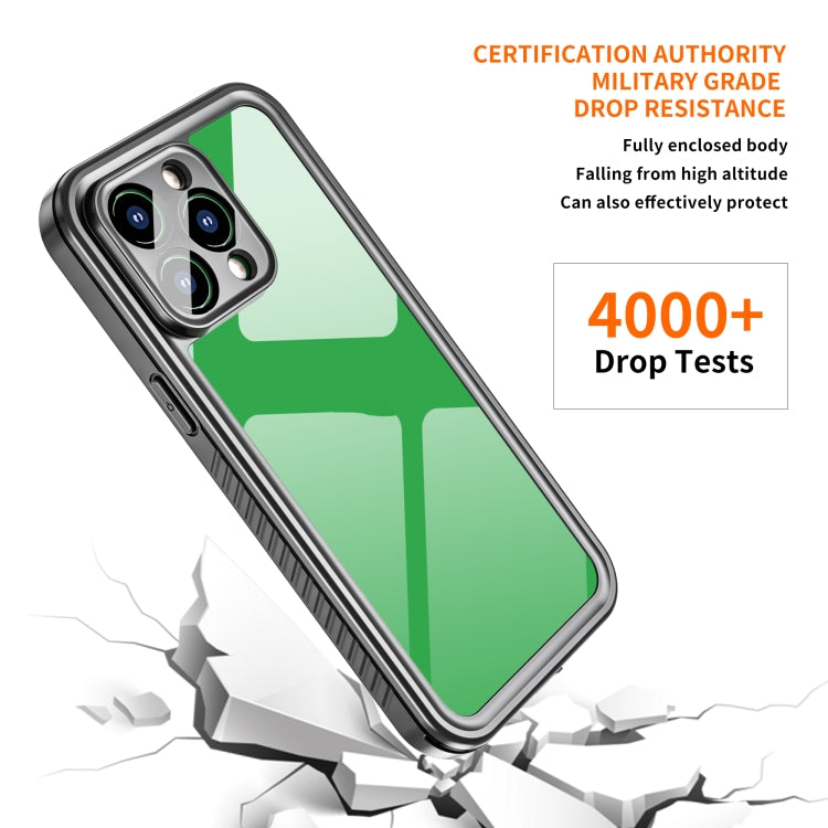 For iPhone 14 Pro Max RedPepper Shockproof IP68 Waterproof PC + TPU Protective Case(Black) - iPhone 14 Pro Max Cases by RedPepper | Online Shopping UK | buy2fix