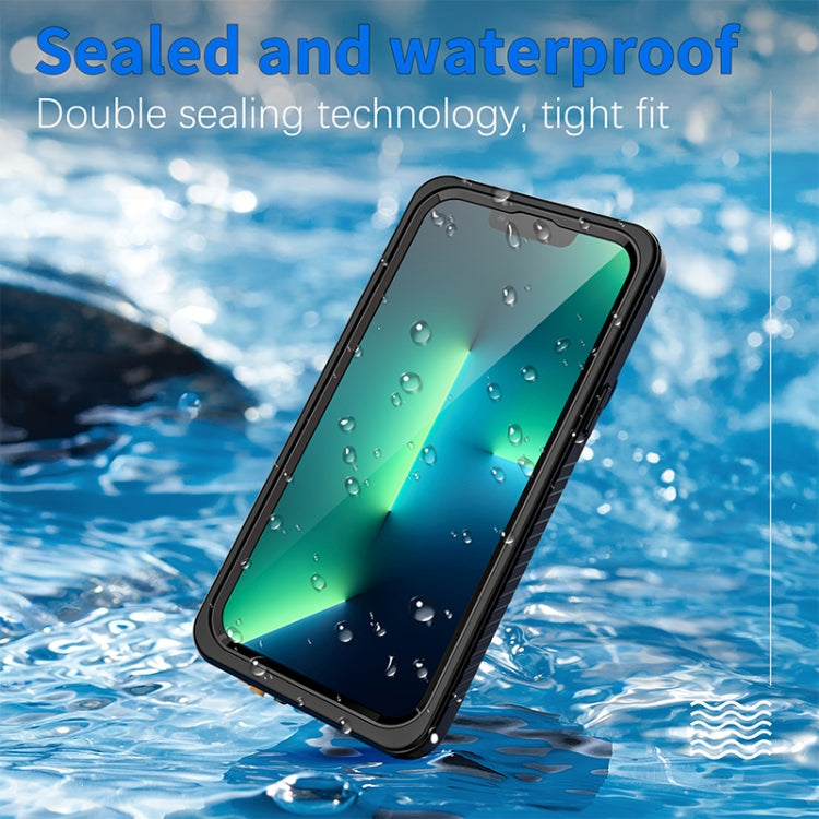 For iPhone 13 Pro Max RedPepper Shockproof IP68 Waterproof PC + TPU Protective Case(Black) - iPhone 13 Pro Max Cases by RedPepper | Online Shopping UK | buy2fix
