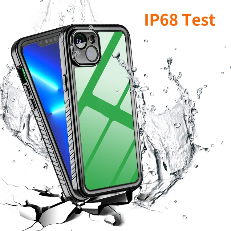 For iPhone 14 Plus RedPepper Shockproof IP68 Waterproof PC + TPU Protective Case(Black) - iPhone 14 Plus Cases by RedPepper | Online Shopping UK | buy2fix