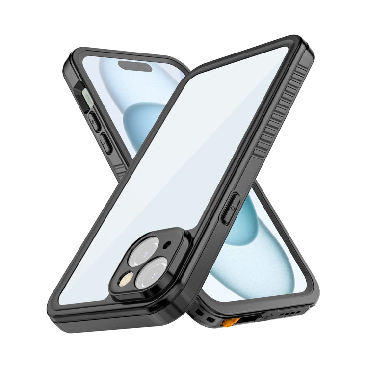 For iPhone 15 Plus RedPepper Shockproof IP68 Waterproof PC + TPU Protective Case(Black) - iPhone 15 Plus Cases by RedPepper | Online Shopping UK | buy2fix