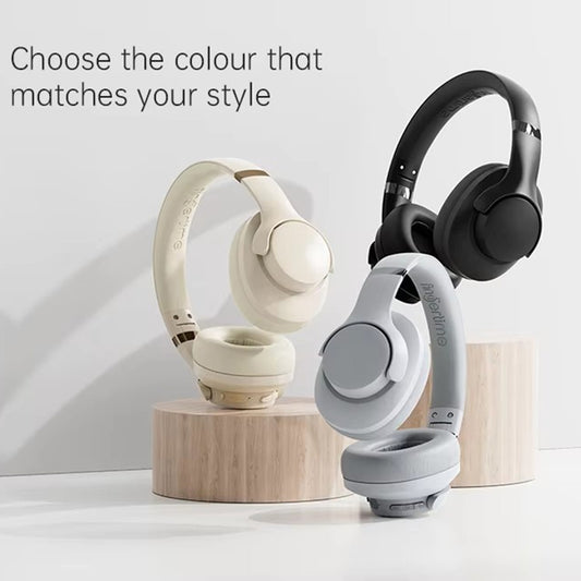 BT048 ANC Noise Reduction Bluetooth 5.3 Wireless Headset(Pink) by buy2fix