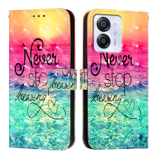For Blackview Color 8 3D Painting Horizontal Flip Leather Phone Case(Chasing Dreams) by buy2fix