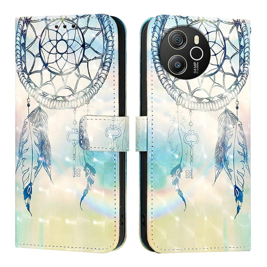 For Blackview Shark 8 3D Painting Horizontal Flip Leather Phone Case(Dream Wind Chimes) by buy2fix
