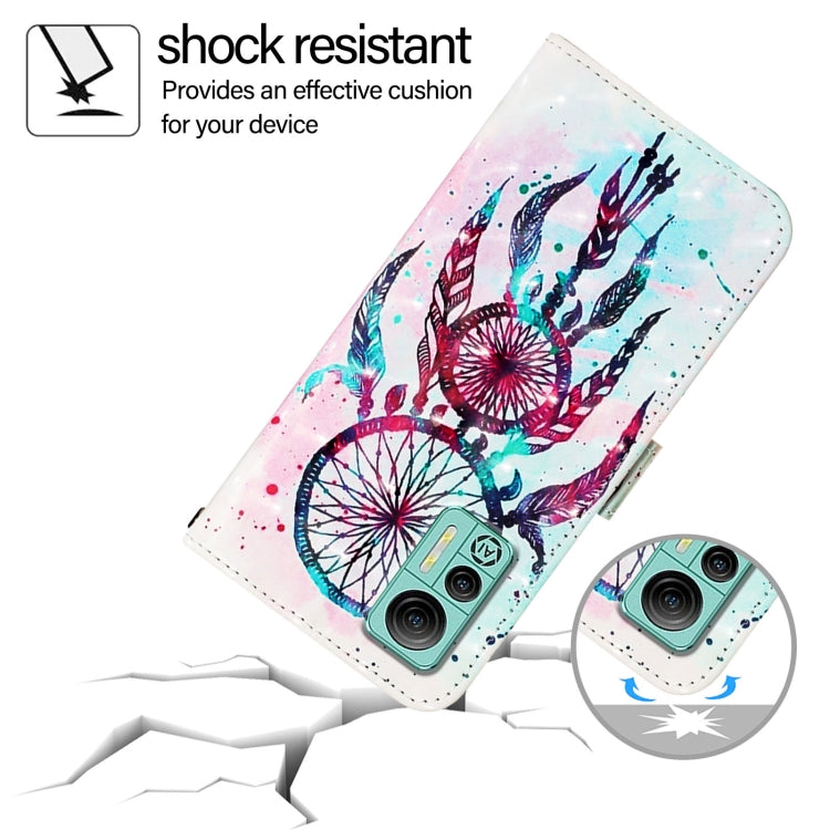 For Ulefone Note 14 3D Painting Horizontal Flip Leather Phone Case(Color Drop Wind Chimes) by buy2fix